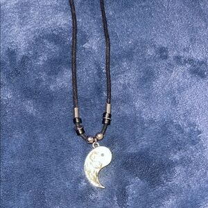 Target Gold and Black Yin-Yang Necklace